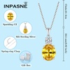 image:imageCitrine Jewelry Set for Women 925 Sterling Silver Oval Cut Necklace Earrings Bracelet November Birthstone Jewelry for Her