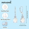 image:imageOpal Jewelry Set for Women 925 Sterling Silver Oval Cut Necklace Earrings Bracelet October Birthstone Jewelry for Her